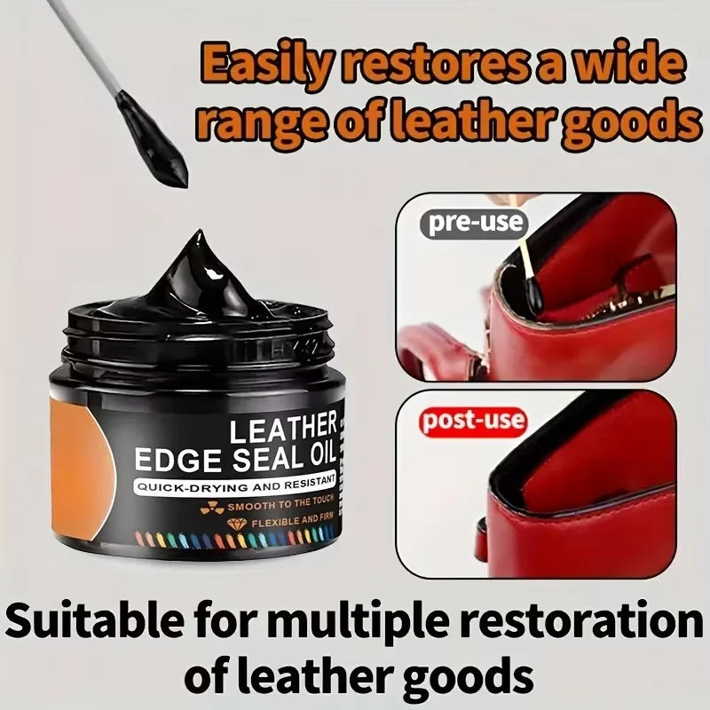 Leather Edge Sealant Oil – Professional Edge Coating 30g