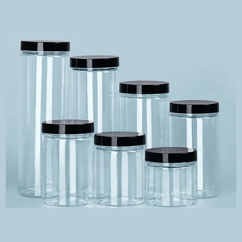 Clear Sealed Can With Lid Food Smell Odor Proof Storage Packaging Bottle Coffee Beans Seasoning Container Kitchen Accessories Oasis Select