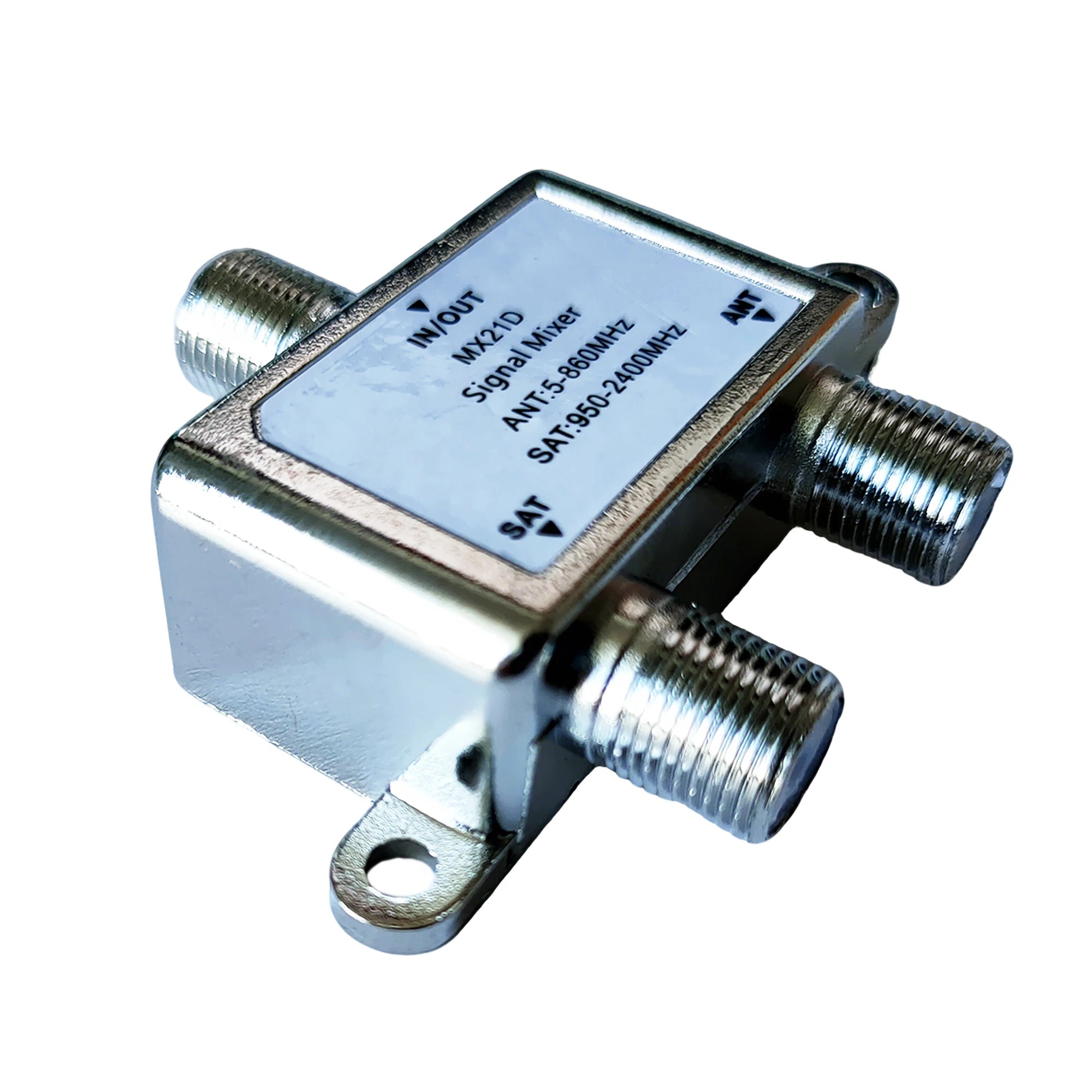 ZSAT/ANT Diplexer Cable and Satellite TV Combiner/Splitter MX21D DVB-S2 Terrestrial Digital Signal DVB-T2 ISDB-T ATSC DVB-C Sign Oasis Select