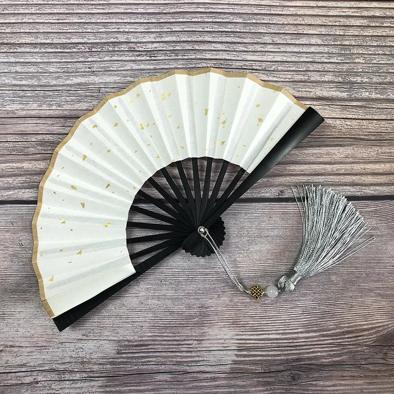 4-6 Inch Mini Folding Fan Portable DIY Painting Children'S Fan Ancient Style Held Dance Fans Party Wedding Summer Fan Accessorie Oasis Select H