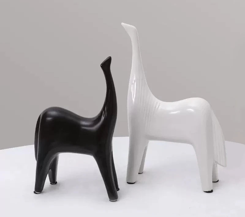 Modern Minimalist Alien Symbols Vase Homestays Hotel Simple Decor