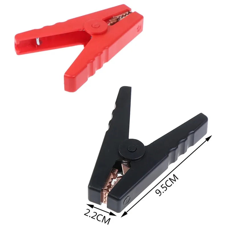 Car Battery Alligator Clips Positive Negative Insulated Terminal Clamps for Jump Start and Charging Oasis Select