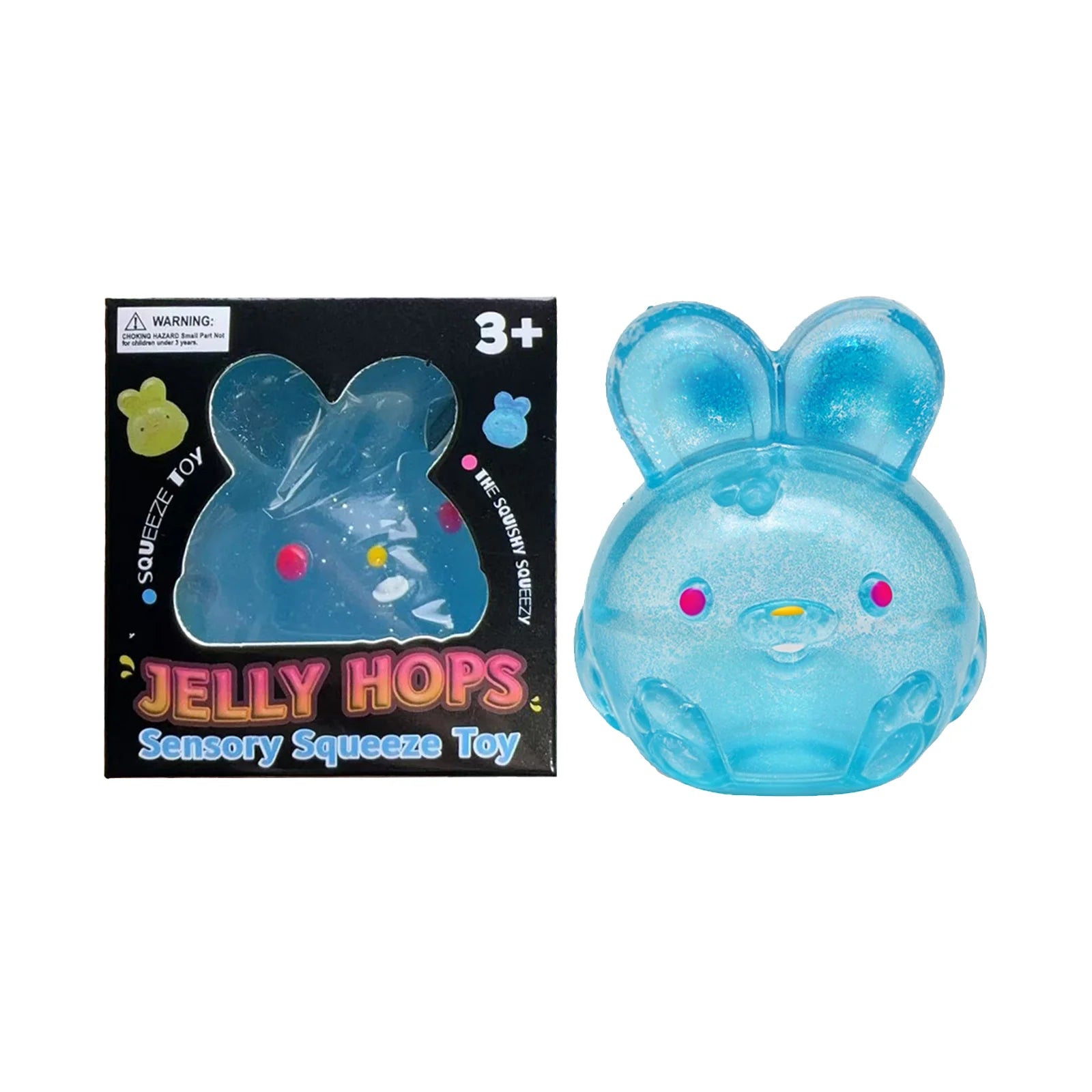 Rabbit water splash Cube Sensory Fidget Cube Stress Relief Anxiety Sensory Tool for Focus ADHD & Office Desk Calming Gadget Oasis Select B-2