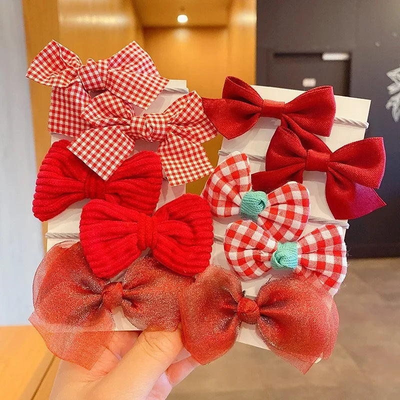 10pcs Aesthetic Hair Scrunchies – Cute Elastic Hair Ties, Soft Fabric Hair Bands, Stylish Headbands for Everyday Wear Oasis Select 10pcs-5
