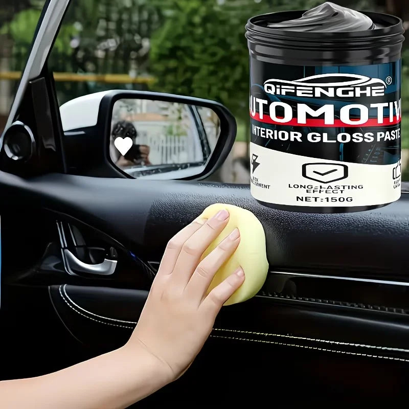 Car Interior Gloss Paste – Leather & Plastic Polish Restorer