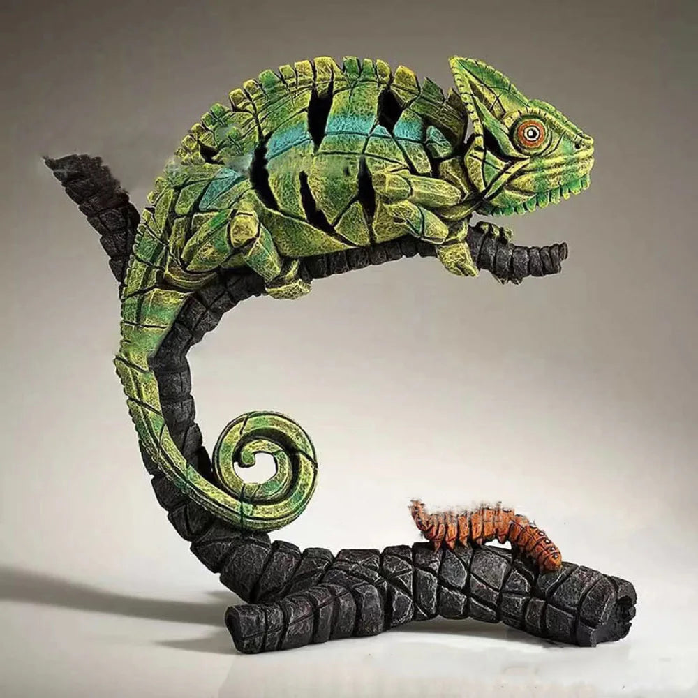 Contemporary Animal Scul Animal Sculpture Collection Tiger Bust by of Edge Scenes home decore animal figures ganesha statues Oasis Select Lizard