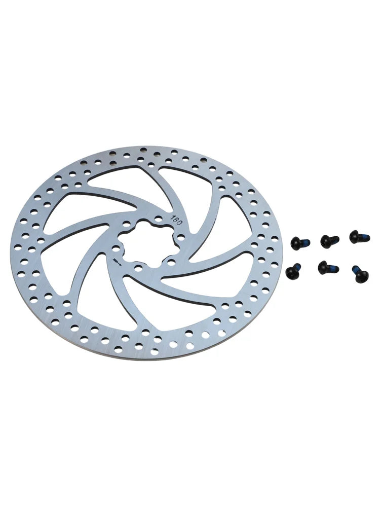 160MM Disc Disc Brake For Outdoor Cycling Carbon Steel Material High Hardness Lightweight Design Standard 6-Hole Oasis Select 180mm 2.8mm