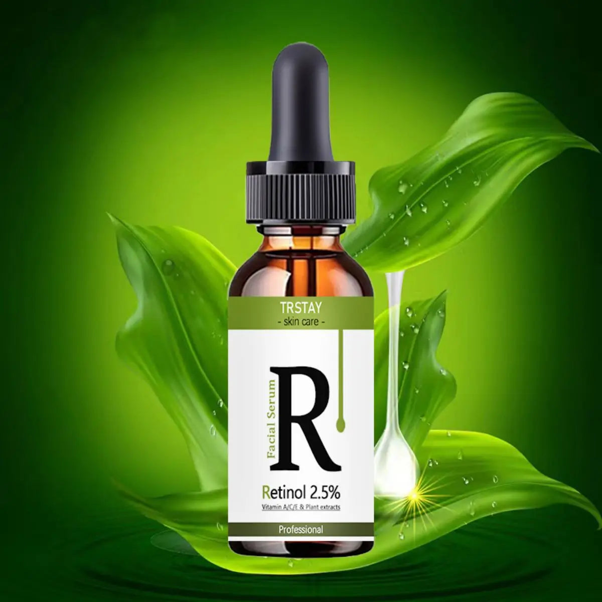 Retinol Serum Anti Wrinkle Fade Dark Spots Vitamin C Facial Serum Whiten Face Skincare Essence Skin Care Products Oasis Select