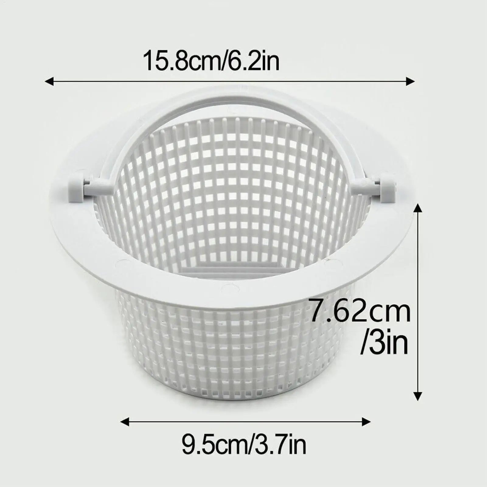 Pool Basket Skimmer Pool Cleaning Supplies Replacing Strainer Basket for Removing Leaves Grass Hair Scum Backyard Outdoor Garden Oasis Select