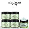 Pore Shrinkage Face Cream Oil Control Nourishing Set Rejuvenation Smooth Facial Cream Moisturizing Skin Care Beauty Health Oasis Select 5 Pcs Russian Federation
