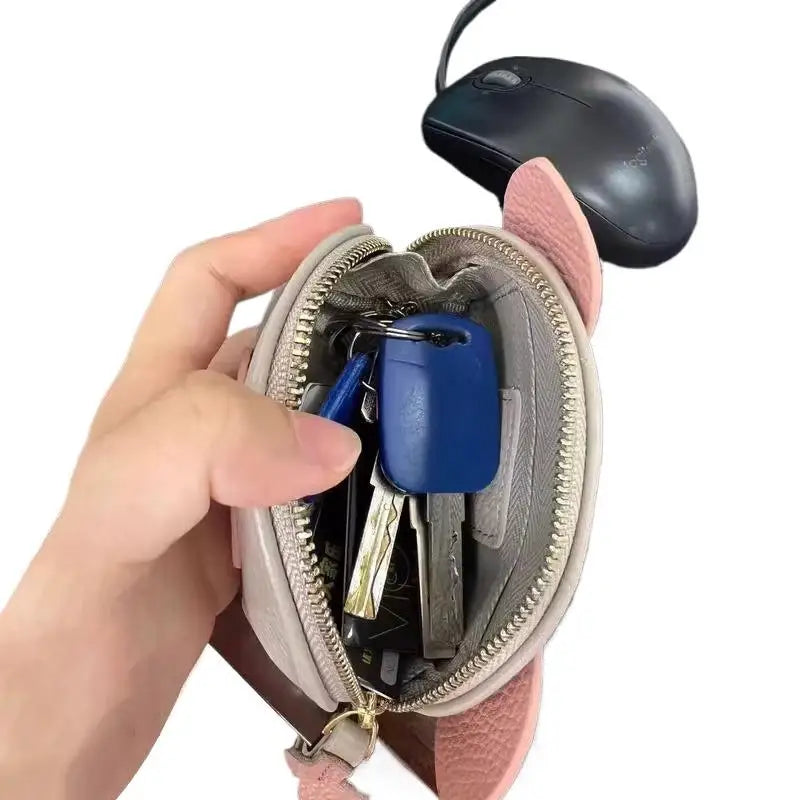 Cute Pig PU Leather Mini Coin Purse & Earphone Pouch Mini Coin Purse Oasis Select