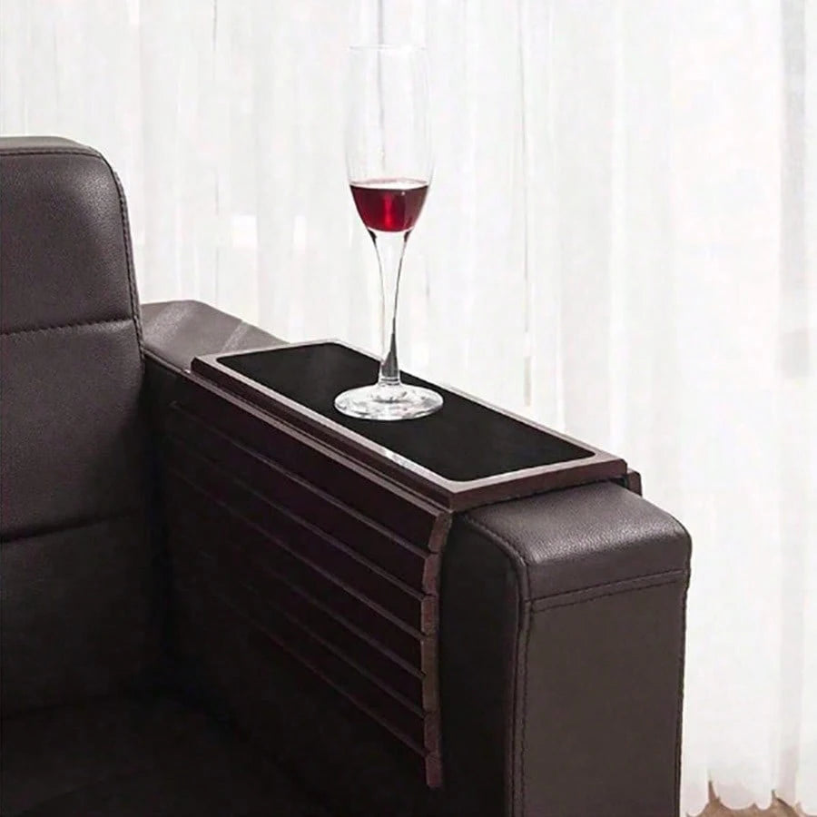Sofa Arm Tray Couch Arm Clip Table Portable Couch Cup Holder Portable Sofa Armrest Tray for Snacks Drinks Remote Control Coffee Oasis Select