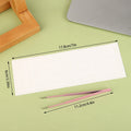 [Russian Language] Tear-Off Film Keyboard Sticker Desktop Laptop Key Sticker Single Film Universal Side Engraving Sticker Oasis Select White