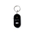 Whistle Key Finder Keychain – LED Flash & Beep Anti-Lost Key Finder Keychain Oasis Select Black
