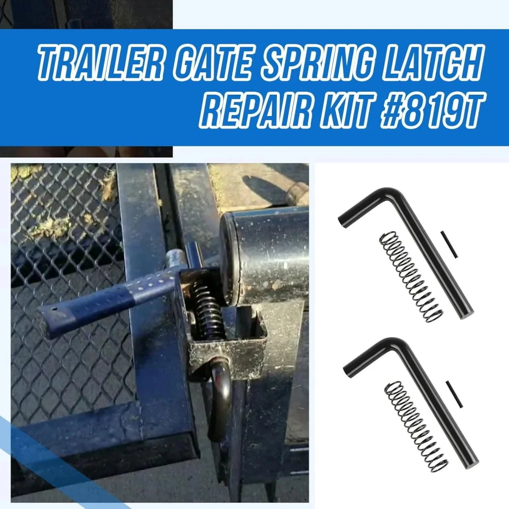 Trailer Gate Spring Compact Spring Repair Kit Door Bolts Kit Black Trailer Kit For Gates Utility Trailer Oasis Select