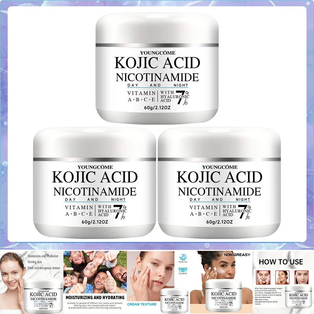Kojic Acid & Collagen Face Cream – Brightening & Firming Brightening Face Cream Oasis Select 60g-3pcs