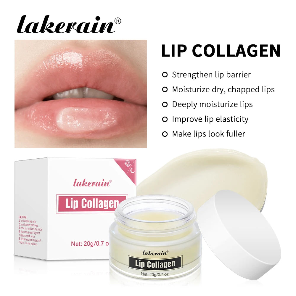 Lip Deep Care Set Collagen Lip Mask, Plumping Serum, Peel-off Lip Balm Long Lasting Moisturising Perfect Lip Makeup Pre Plan Oasis Select