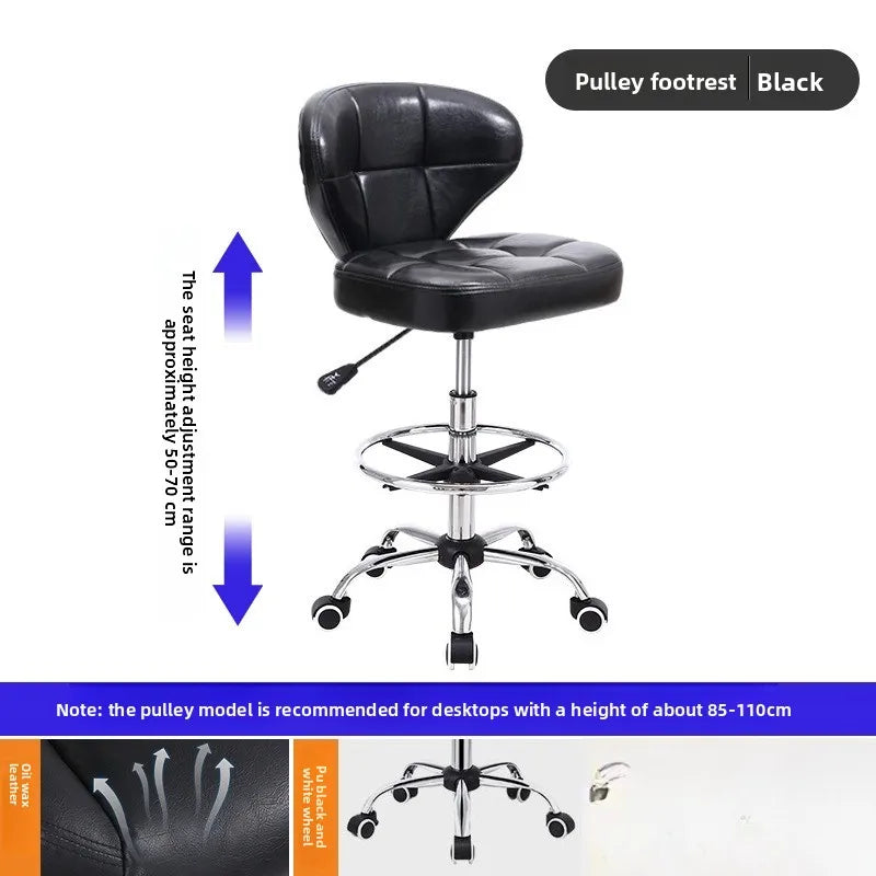 Bar chair stool computer chair rotating lift backrest high stool beauty stool checkout page swivel chair furniture Oasis Select 7