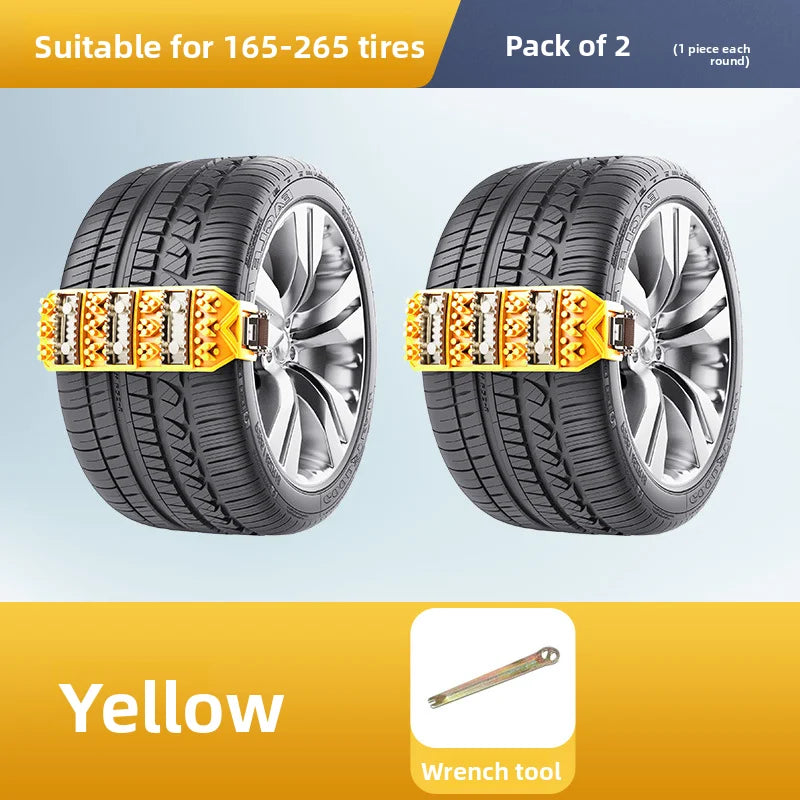Car tire anti-skid chain, sedan off-road vehicle, universal cow tendon anti-skid emergency rescue chain Oasis Select