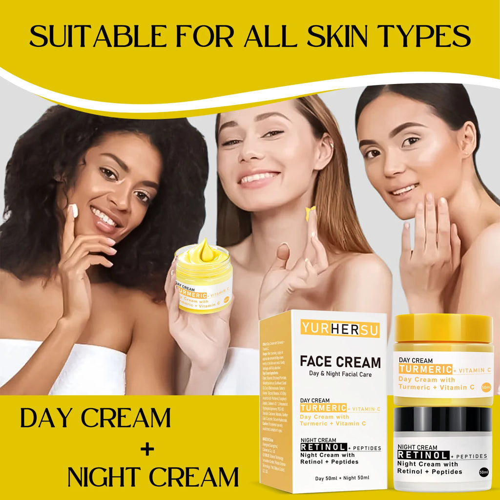 YURHERSU Day & Night Face Cream – Moisturizing 50ml Day & Night Face Cream Oasis Select