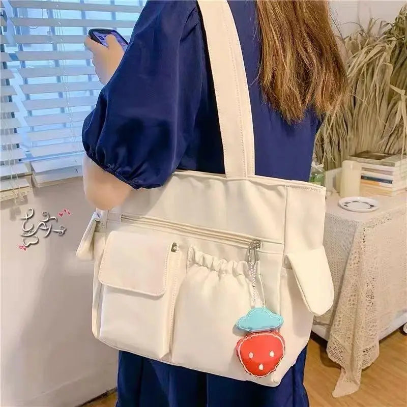 Large Capacity Oxford Tote Bag – Minimalist Shoulder Bag