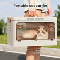 Pet waste disposal hand-held folding box for cats and dogs when going out - box with ventilation for vehicle and aviation use Oasis Select Portable pet carrier