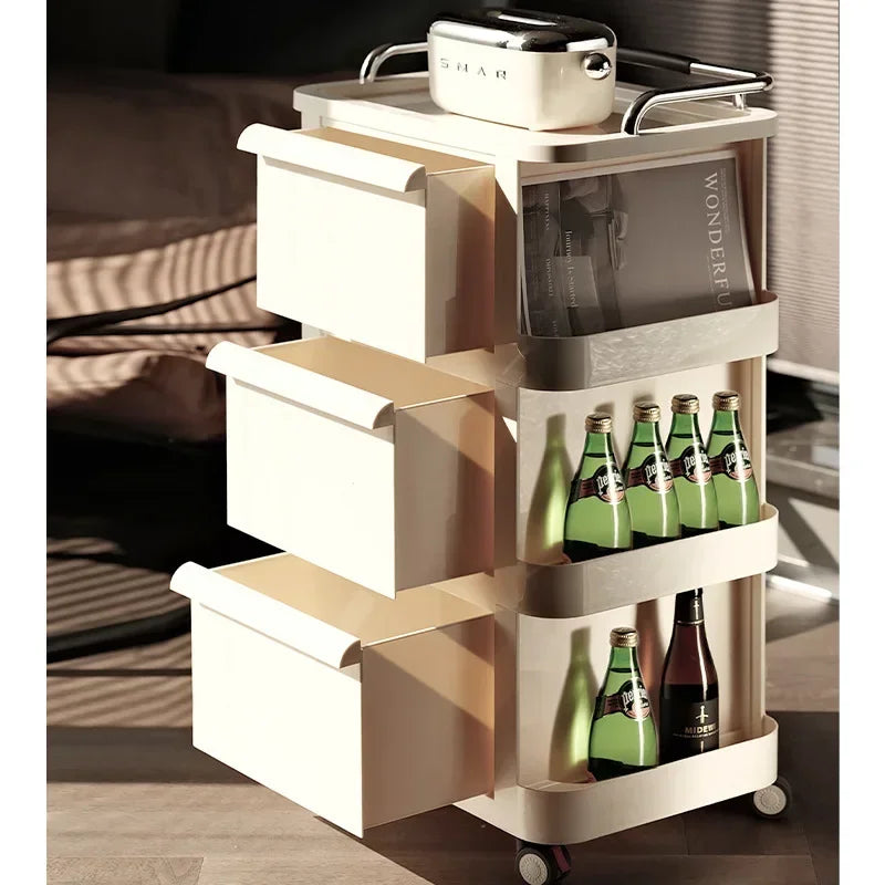 Multi-functional Household trolley rack drawer storage cabinet Durable cabinet seasoning rack Oasis Select