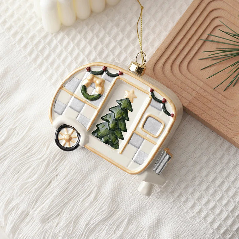 Christmas decorations, pendants, creative flower garlands, Christmas tree ornaments Oasis Select 11x9cm