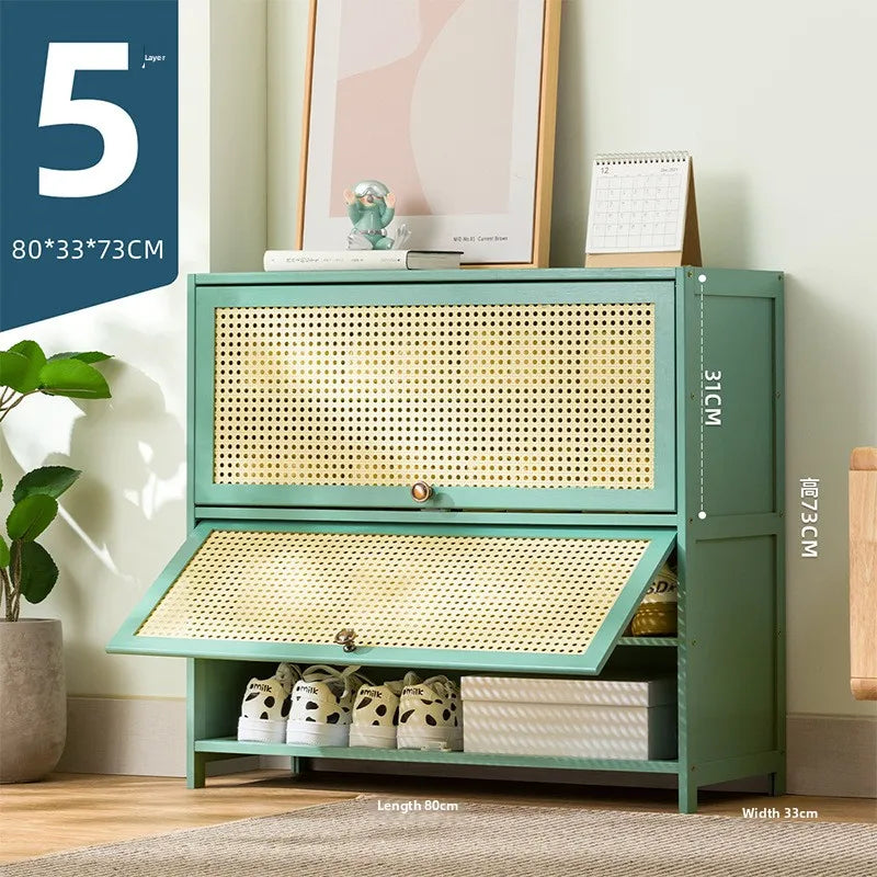 Shoe rack large-capacity economical simple household door shoe cabinet dormitory dormitory good-looking dust-proof Oasis Select fifth floor 80