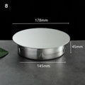 Stainless Steel Sewer Pipe Cap Insert Type anti-odor Anti-blocking Sealing Cover Insect Prevention 50-150mm Rain Pipe Cap Oasis Select 8
