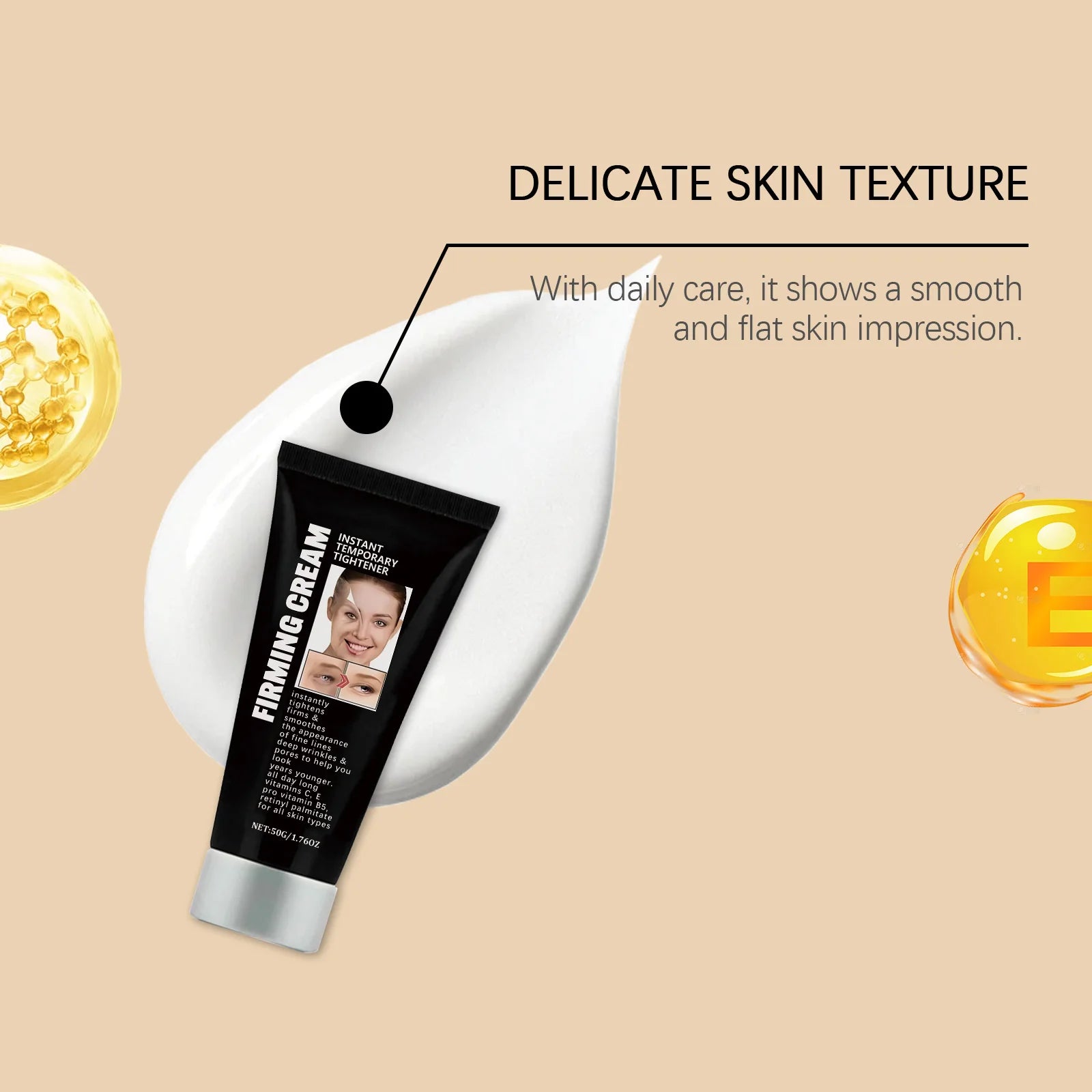 Tightening Cream Anti Wrinkles Lifting Nourishing Fade Fine Lines Smoothing Brightening Facial Firming Cream for Loose Skin 50g Oasis Select