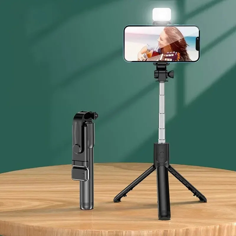 360 Rotation Selfie Stick Toneof Tripod Photo Pole Multi Mode Camera Material Retractable And Mini Cell Phone Selfie Artifact Oasis Select