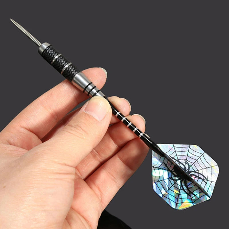 3 Pieces In A Pack 22g Anti-fall Needles Full Metal Darts Set Safety Video Game Darts Indoor Soft Darts Steel Shaft Darts Oasis Select