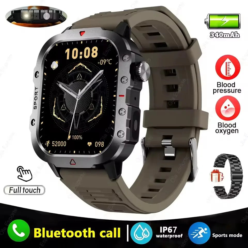 Ola Esporte 2.01" Smartwatch – Bluetooth Calls, Health & LED Flashlight Smartwatch Oasis Select 2.01 Br22BkSzstrap