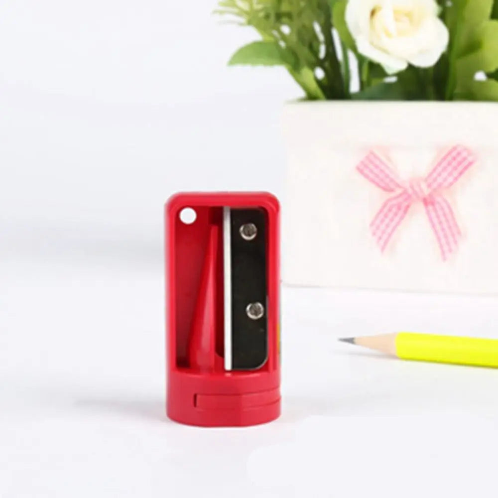 Mini Hand Tools Manual Woodwork Pencil Cutter Portable Useful Carpenter Pencil Sharpener Practical Blue Narrow Sharpening Oasis Select Red