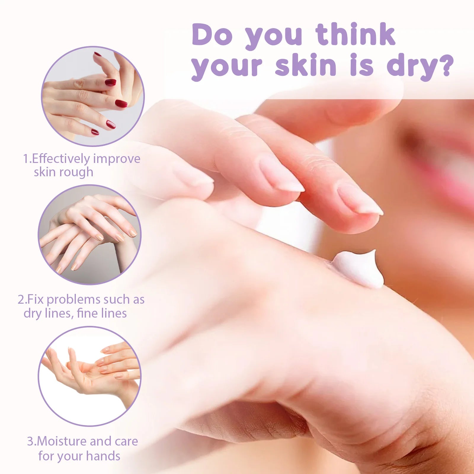 EELHOE Lavender Niacinamide Hand Mask – Moisturizing 3 Pairs Hand Mask Oasis Select