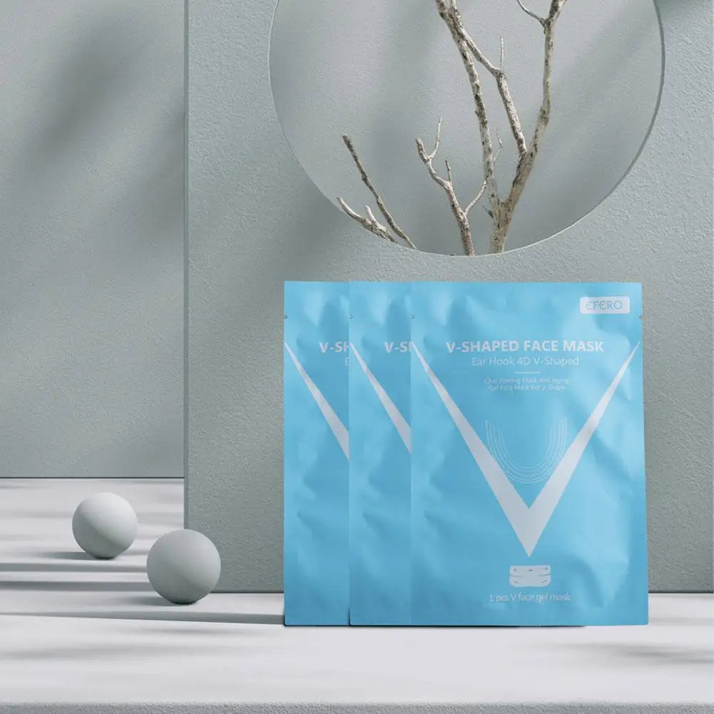 V Shape Mask Face Firming Mask Chin Facial Lifting Mask Massage Anti Wrinkle Shaper V Line Mask Slimming Brightening Skin Care Oasis Select