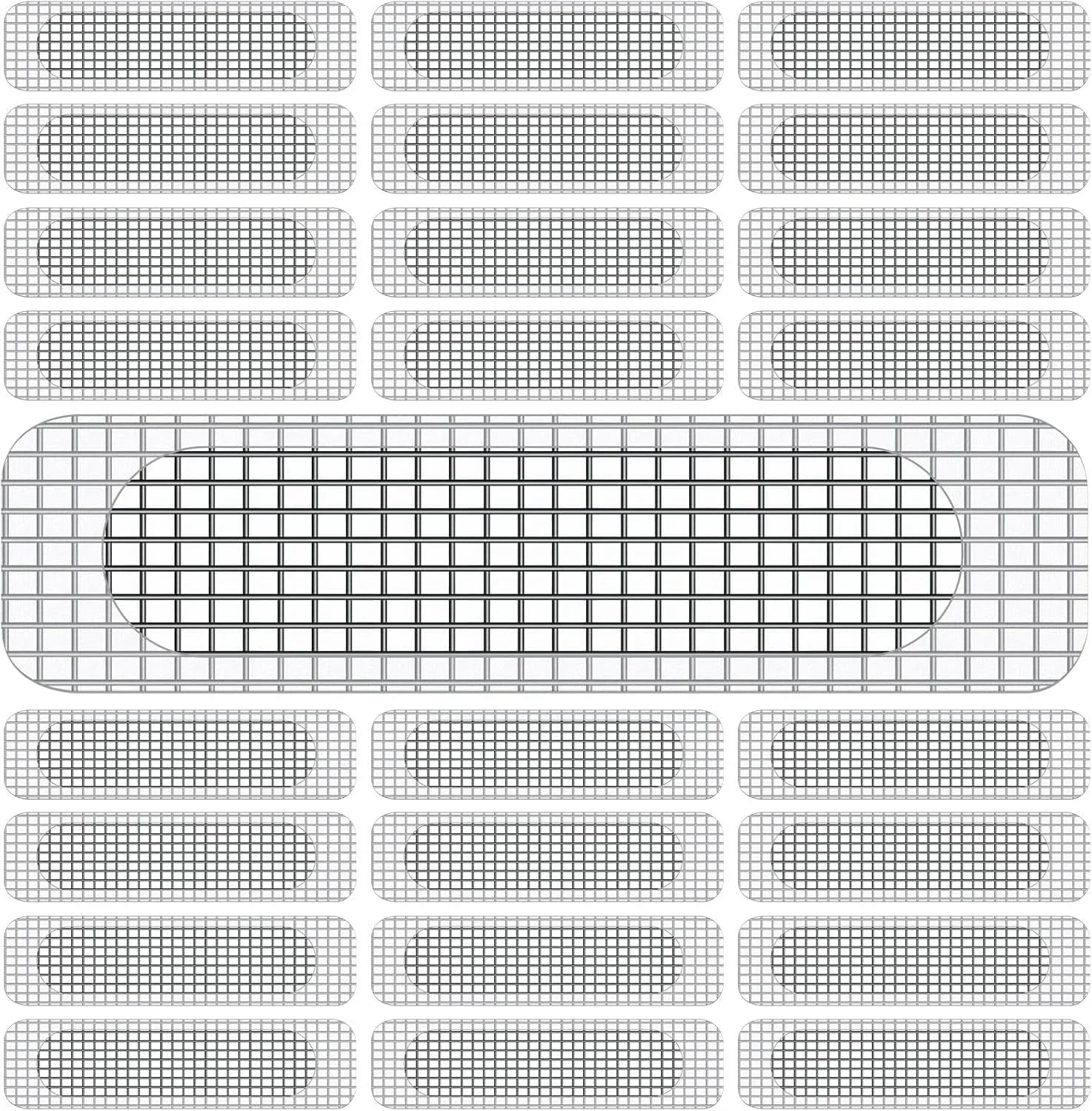 Window Weep Hole Screen Patch Strong Sticky Waterproof Sun Resistant Drain Quickly Weep Hole Covers Fiberglass Window Screen Oasis Select