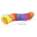 Collapsible Cat Play Tunnel Portable Interactive Entertainment Tube Multifunctional Toy for Kitten Puppy Daily Play Oasis Select S