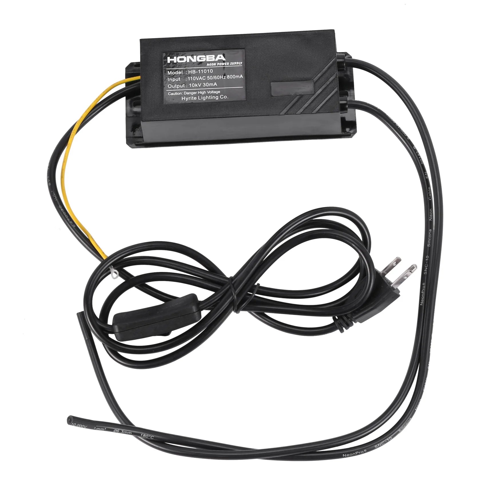 LIKE WISH 10 KV 120V Neon Light Sign Transformer For Neon Sign Power Supply Beer Bar Neon Signs US Plug Oasis Select