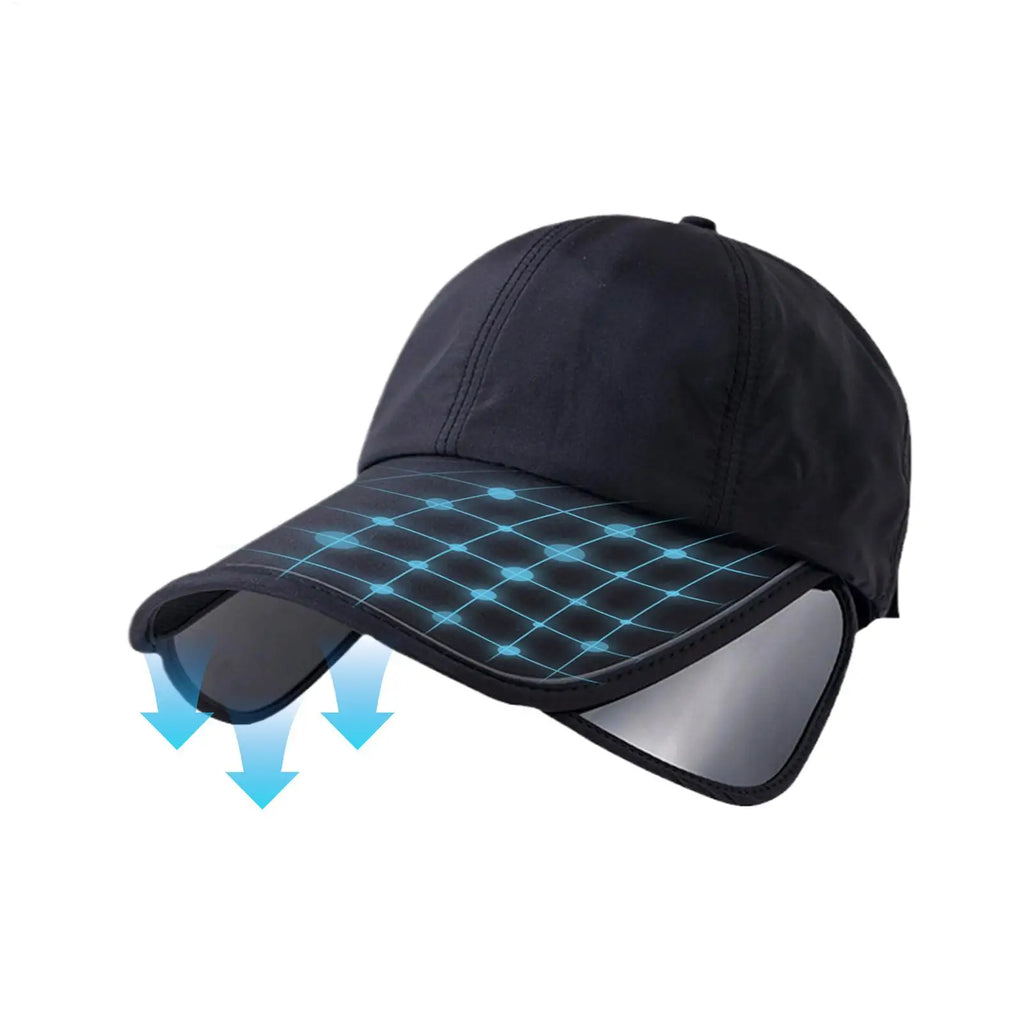 Sunscreen Hats Widened Brim Summer Sun Hat Outdoor Big Brim Cap Breathable Fishing Hat Retractable Sunshade UV protection Oasis Select