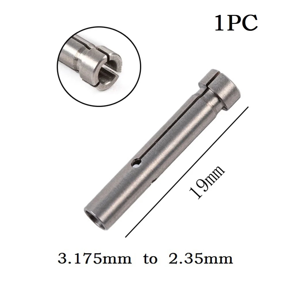 Conversion Head Electric Drill Clamping Engraving Chuck Drill Converter 3/3.175 To 2.35mm Shank Collect Sleeve Oasis Select 3.17mm to 2.35mm