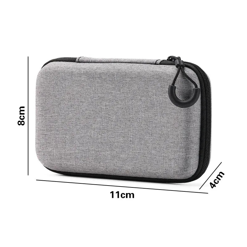 Portable Electronics Organizer Bag for Earphones Charger Cables Hard Drive EVA Hard Shell with Zipper Travel Case Carrying Pouch Oasis Select Rectangle 4