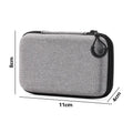 Portable Electronics Organizer Bag for Earphones Charger Cables Hard Drive EVA Hard Shell with Zipper Travel Case Carrying Pouch Oasis Select Rectangle 4