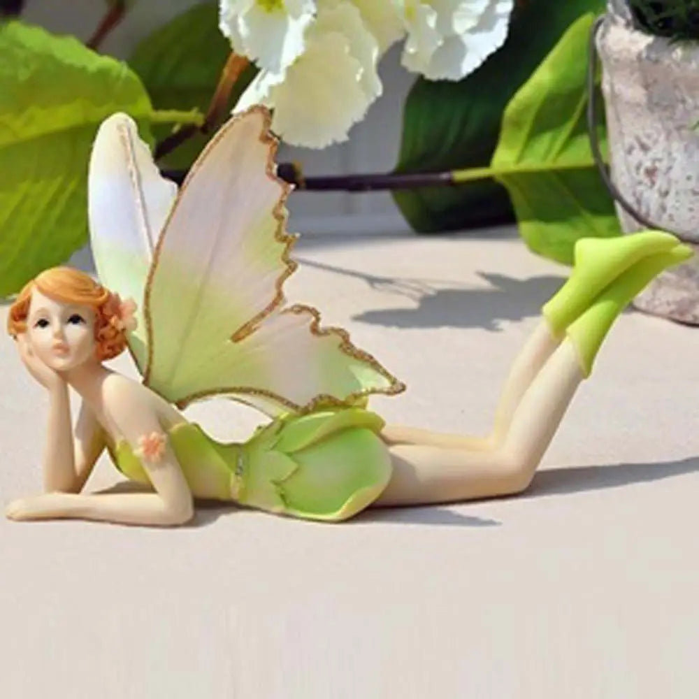 Resin Flower Fairy Angel Figurine | Handmade Home & Garden Decor