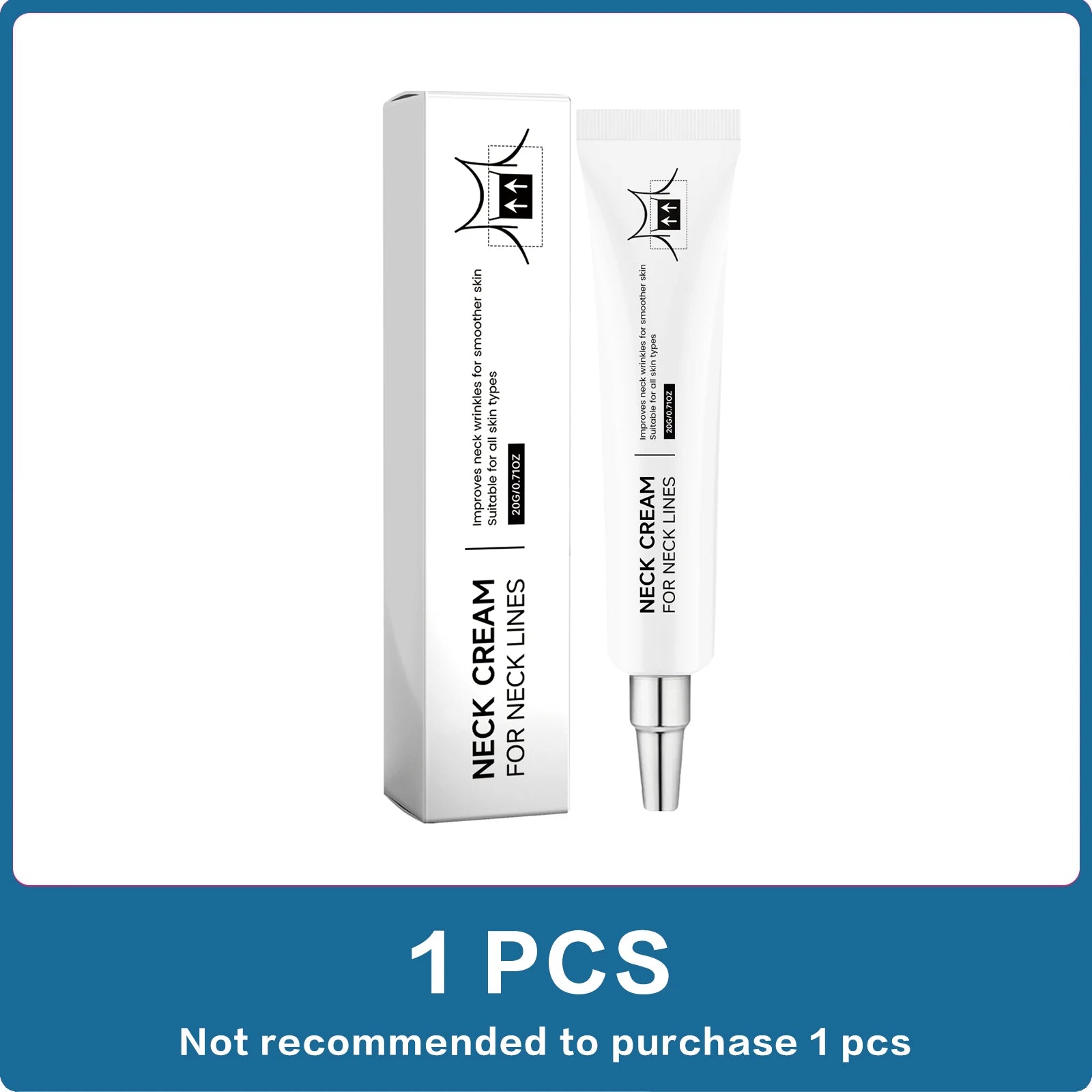 Neck Firming Cream Lifting Moisturizer Anti Aging Wrinkle Reduction Skin Tightening Lifting Hydrating Nourishing Lightweight Oasis Select 20g