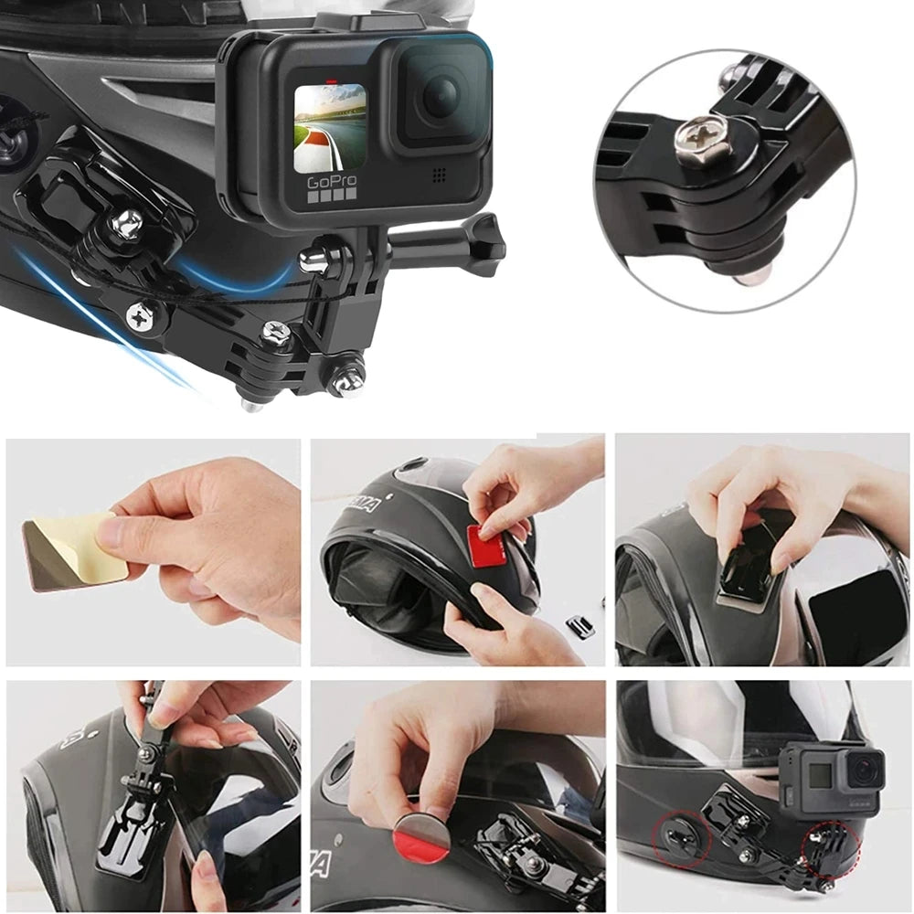 Motorcycle Helmet Mount for GoPro & Action Cameras | VeFly