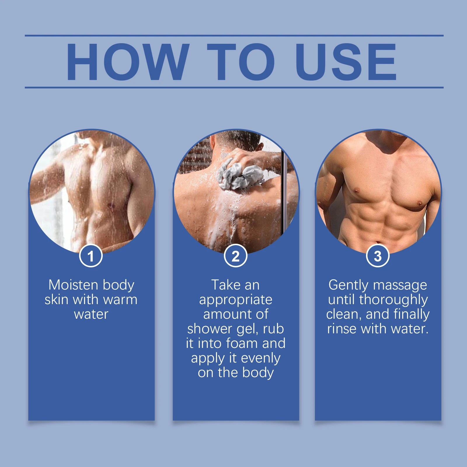 East Moon Hyaluronic Men's Shower Gel – Moisturizing Body Wash Men's Shower Gel Oasis Select