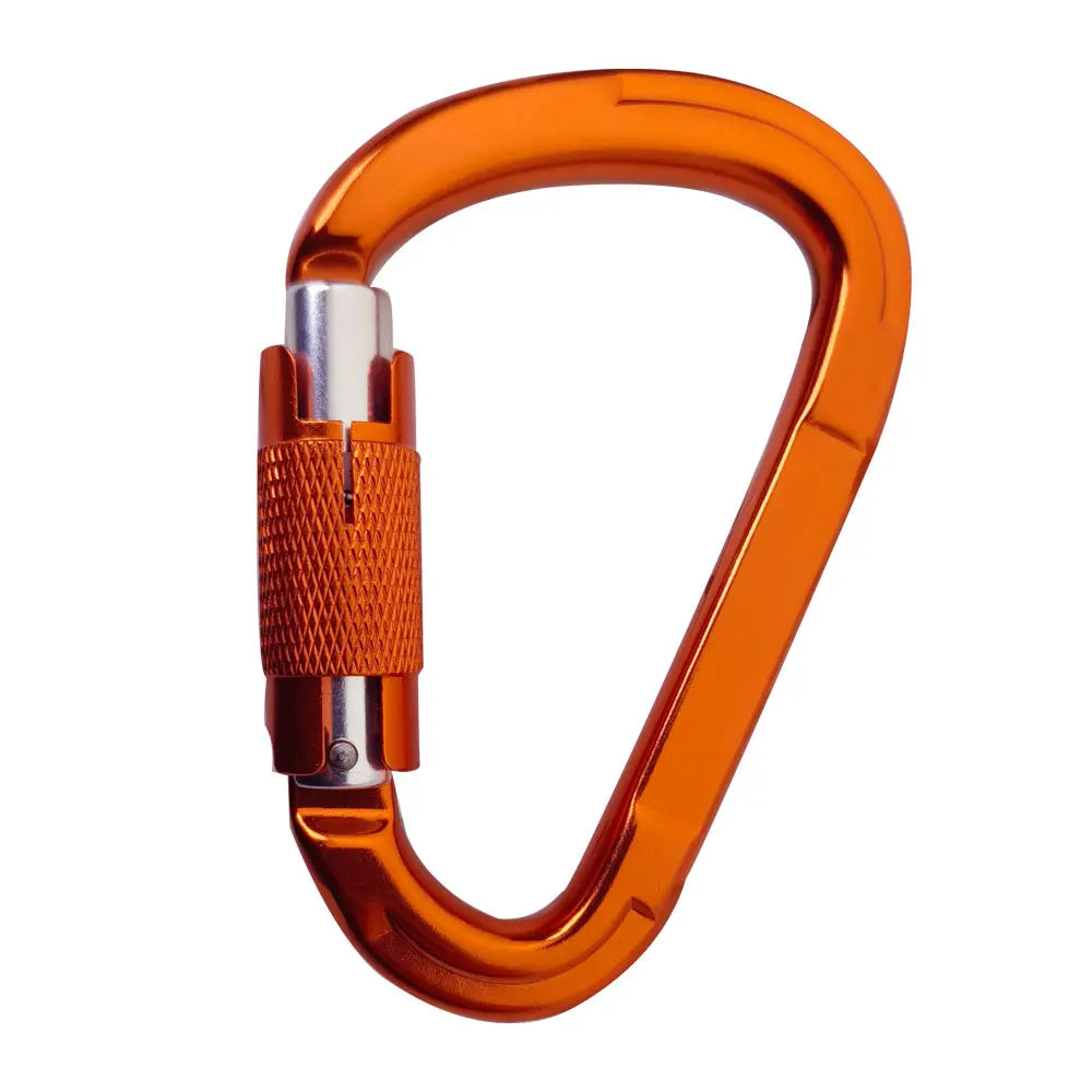 25KN Climbing Rock Climbing Auto Locking Clip Carabiner for Mountaineering Rappelling Rescue Camping Hiking Caving Ascend Oasis Select