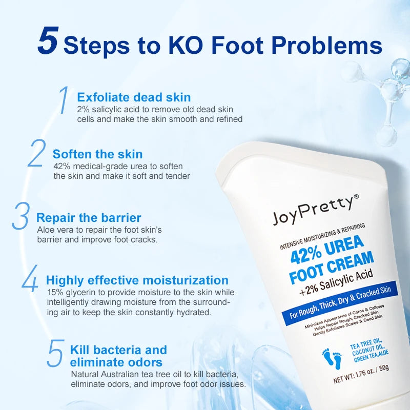 Urea Foot Cream Moisturizing Exfoliating Hand Feet Dead Skin Removal Anti Peeling Heels Repair Mask Foot Skin Care Products Oasis Select